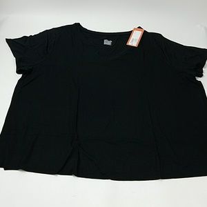 Gilligan & Omalley Women's 2x  Black T Shirt R7